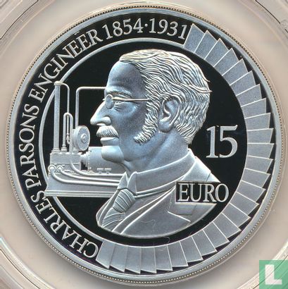 Ireland 15 euro 2017 (PROOF) "Sir Charles Parsons" - Image 2