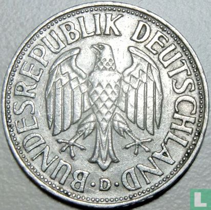 Duitsland 1 mark 1957 (D) - Afbeelding 2