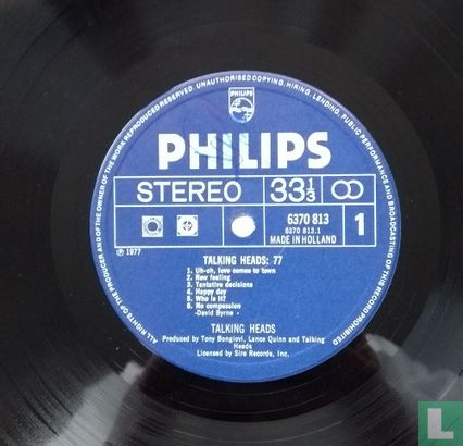 Talking Heads '77  - Bild 3