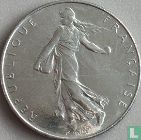 France 1 franc 1989 - Image 2