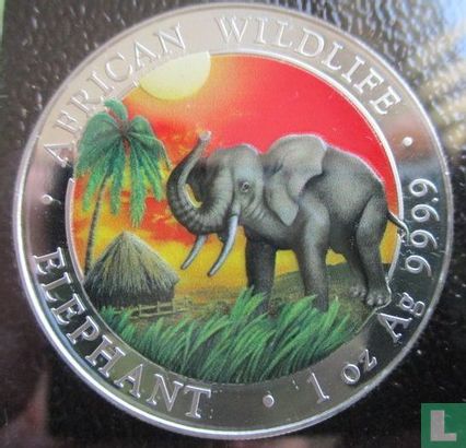 Somalië 100 shillings 2017 (gekleurd) "Elephant" - Afbeelding 2