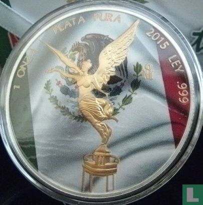 Mexico 1 onza plata 2015 (coloured) - Image 1