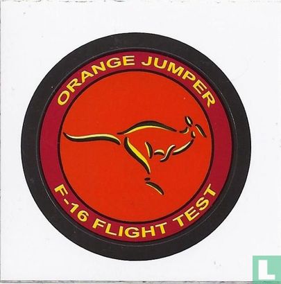 F-16 Flight Test Orange Jumper