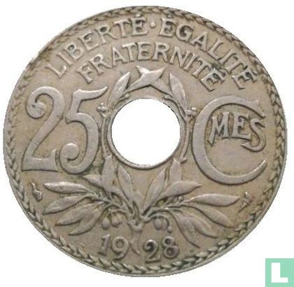 Frankrijk 25 centimes 1928 - Afbeelding 1