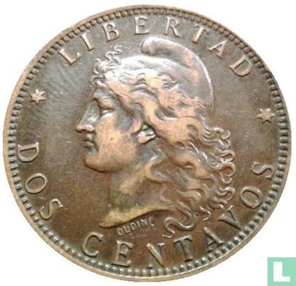 Argentinië 2 centavos 1893 - Afbeelding 2