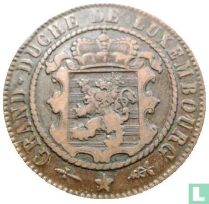 Luxemburg 10 centimes 1870 (met punt) - Afbeelding 2
