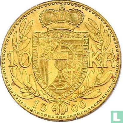 Liechtenstein 10 kronen 1900 - Image 1
