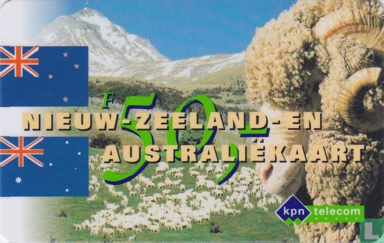 Landenkaart Nieuw Zeeland en Australie - Bild 1