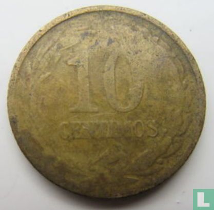 Paraguay 10 céntimos 1944 - Image 2