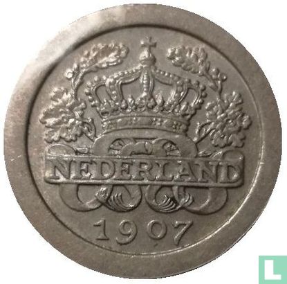 Nederland 5 cents 1907 - Afbeelding 1