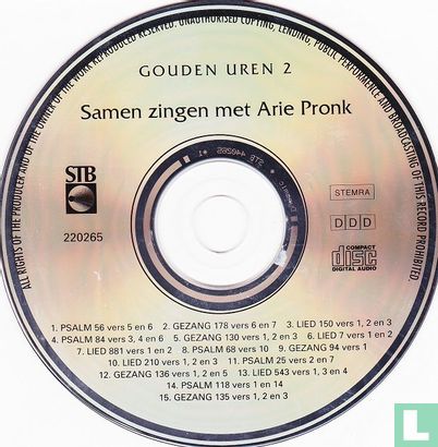 Samen zingen met Arie Pronk - Afbeelding 3