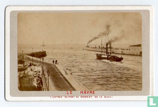 Le Havre - L'Entrée du Port au moment de la marée - Image 1