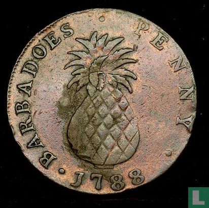 Barbadoes  1 penny  1792 (pineapple) - Bild 1