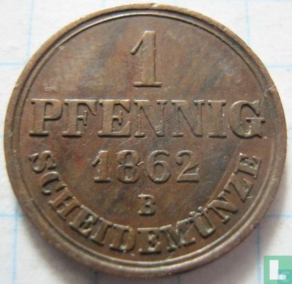 Hannover 1 pfennig 1862 - Afbeelding 1