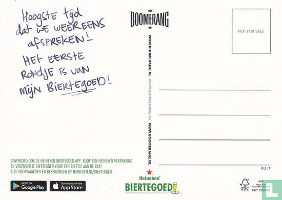 B170174 - Heineken "Je Hebt Nog Een Biertje…!" - Afbeelding 2