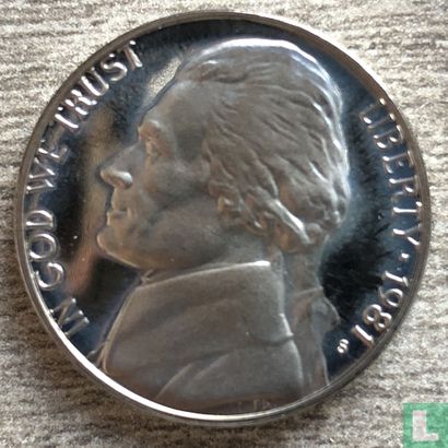 Verenigde Staten 5 cents 1981 (PROOF - type 2) - Afbeelding 1