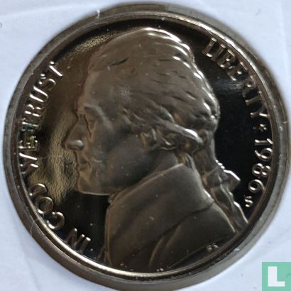États-Unis 5 cents 1986 (BE) - Image 1