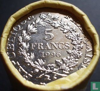 France 5 francs 1996 (rouleau) "Bicentenary of the decimal franc" - Image 1