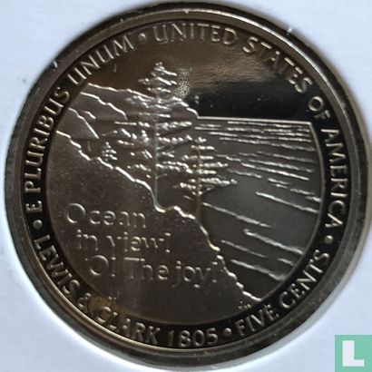 Vereinigte Staaten 5 Cent 2005 (PP) "Bicentenary of the arrival of Lewis and Clark on Pacific Ocean" - Bild 2