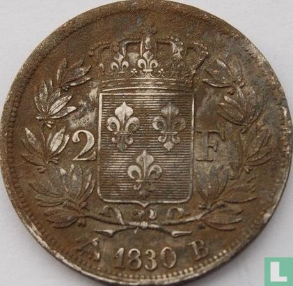 Frankrijk 2 francs 1830 (B) - Afbeelding 1