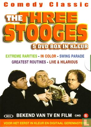 The Three Stooges - 5 DVD Box in kleur - Afbeelding 1