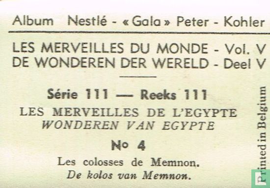 De kolos van Memnon - Afbeelding 2