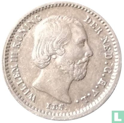Netherlands 5 cents 1869 - Image 2