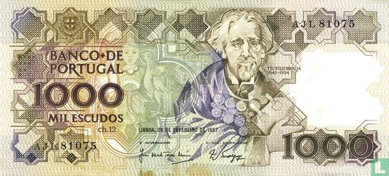 Portugal 1000 Escudos - Afbeelding 1