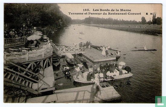 Les Bords de la Marne, Terrasse et Passeur du Restaurant Convert - Image 1