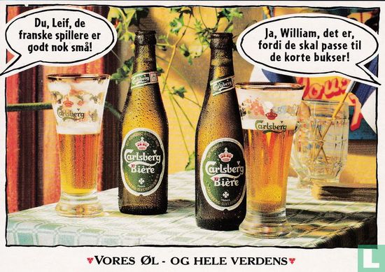 03204 - Carlsberg "Du' Leif, de franske spillere er…" - Afbeelding 1