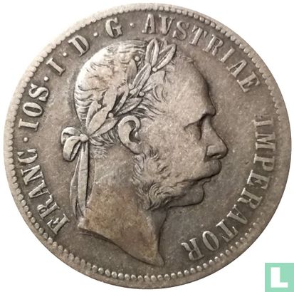 Austria 1 florin 1886 - Image 2