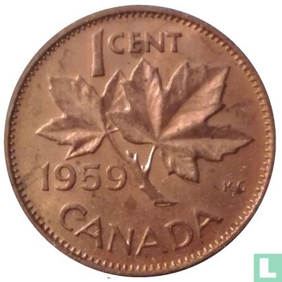Canada 1 cent 1959 - Afbeelding 1