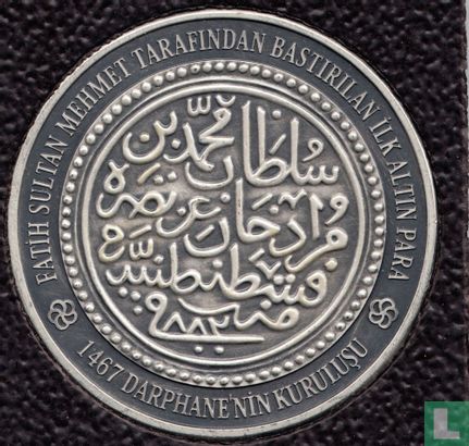 Turquie 20 türk lirasi 2017 (OXYDE) "550th Anniversary of the Turkish Mint - The first coin" - Image 2