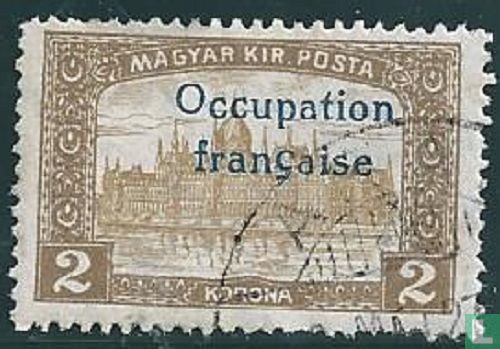 Parliament with overprint