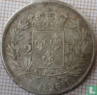 France 2 francs 1826 (I) - Image 1