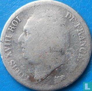 France ½ franc 1822 (A) - Image 2