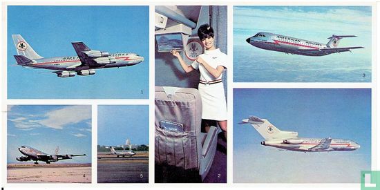 American Airlines - BAC 111 / Boeing 707 + 727 - Afbeelding 1