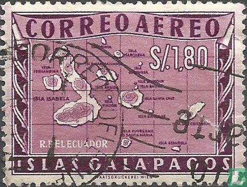 Karte Galapagos
