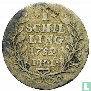 Hamburg 1 schilling 1752 - Afbeelding 1