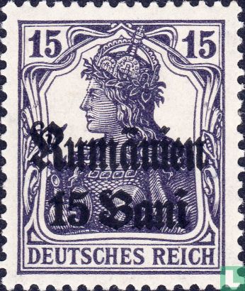 Germania, overprinted "Rumänien"