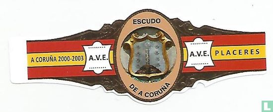 Escudo de A Coruña - A Coruña 2000-2003 A.V.E. - A.V.E. Placeres - Afbeelding 1