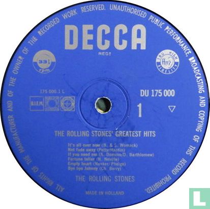 The Rolling Stones' Greatest Hits - Afbeelding 3