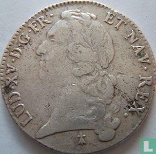 France 1 écu 1755 (9) - Image 2