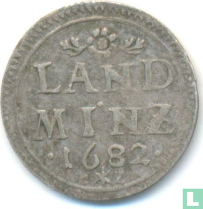 Bavaria 10 pfennig 1682 - Image 1