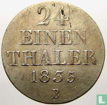 Hannover 1/24 thaler 1835 (B) - Afbeelding 1