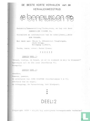 De beste korte [SF] verhalen van de 4e Beneluxcon-verhalenwedstrijd1976 + KKA 1976 - Bild 3