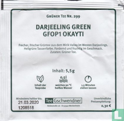 Darjeeling Green GFOP1 Okayti - Image 2