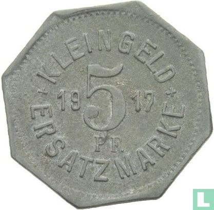 Hall 5 pfennig 1917 - Image 1