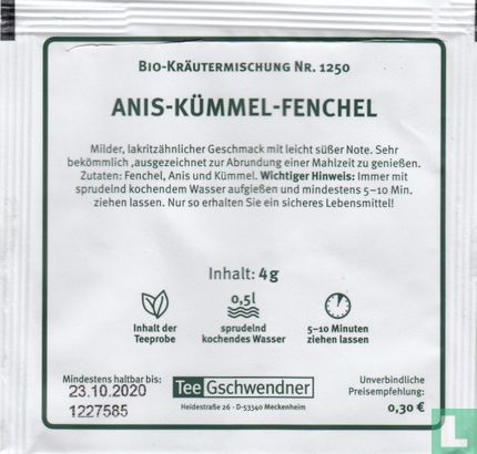 Anis-Kümmel-Fenchel - Afbeelding 2