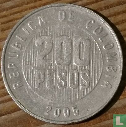 Colombia 200 pesos 2005 - Image 1